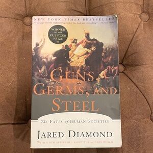 Guns, Germs, and Steel by Jared Diamond - Gray Cover